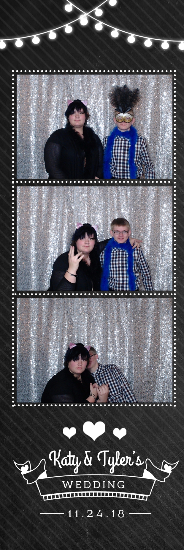 Katy and Tyler's wedding  | View more photos from the event at gallery.photoboothbillings.com/u/PhotoBoothBillings/Katy-and-Tylers-wedding